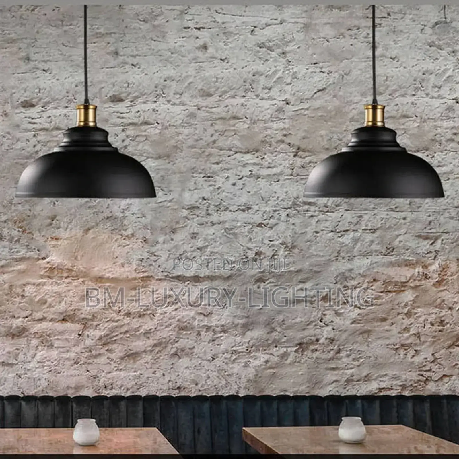 Vintage Industrial Bar / Dining Pendant Chandelier