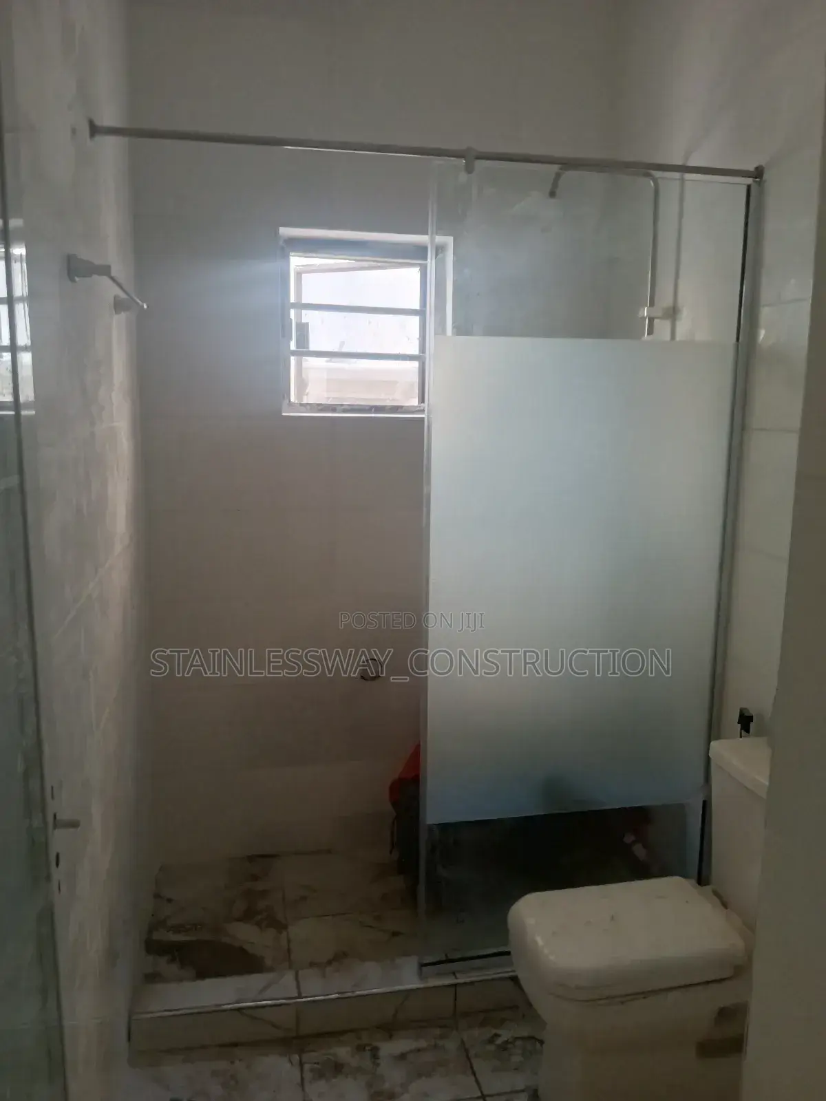 End Fix Shower Glass