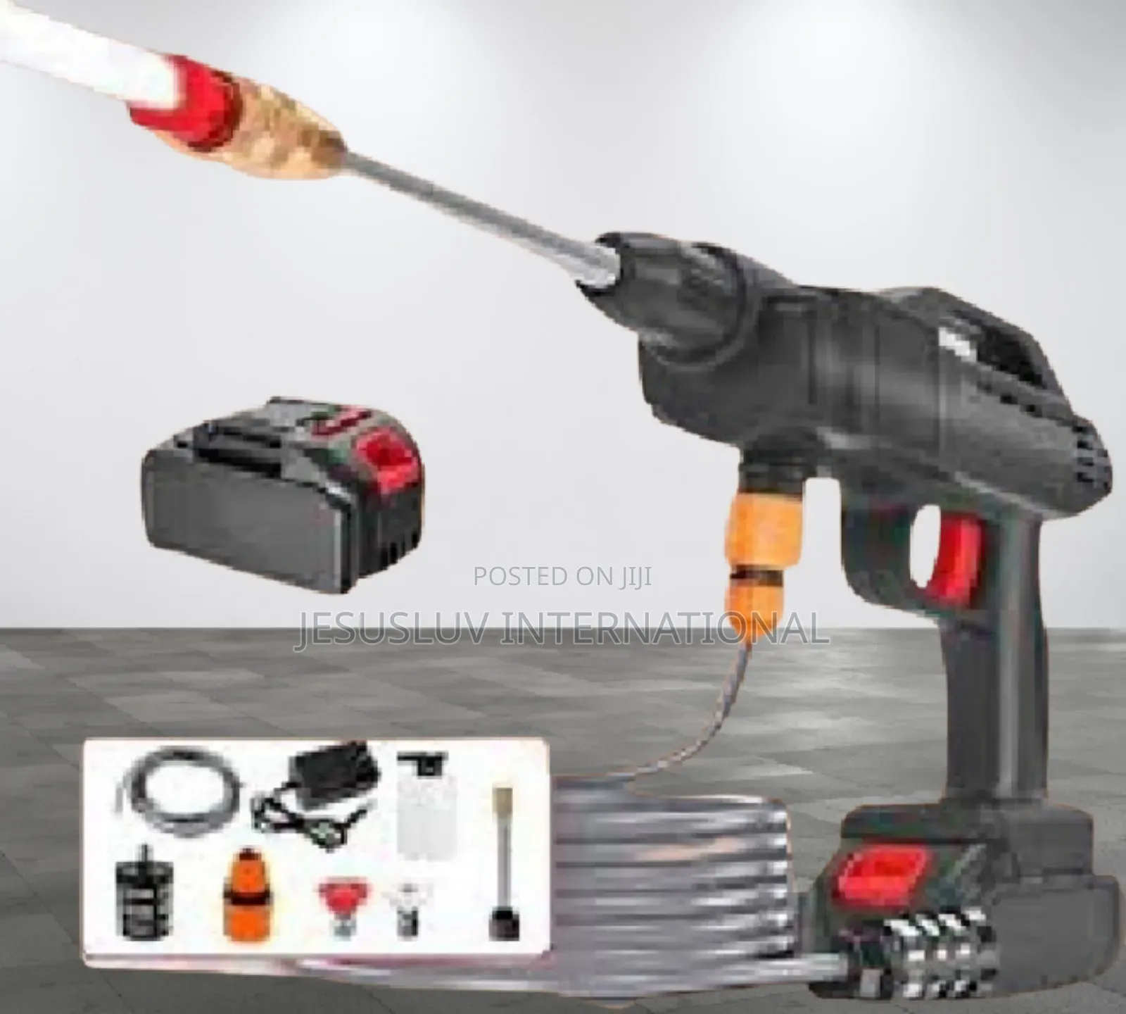 Cordless Rechargeable Pressure Washer With 2 Batteries (48v)