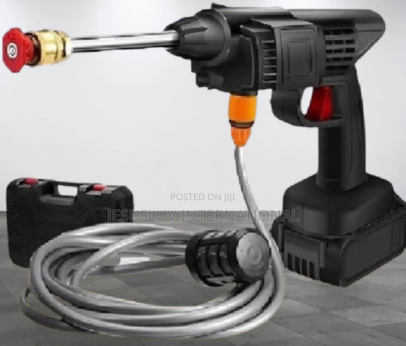 Cordless Rechargeable Pressure Washer With 2 Batteries (48v)