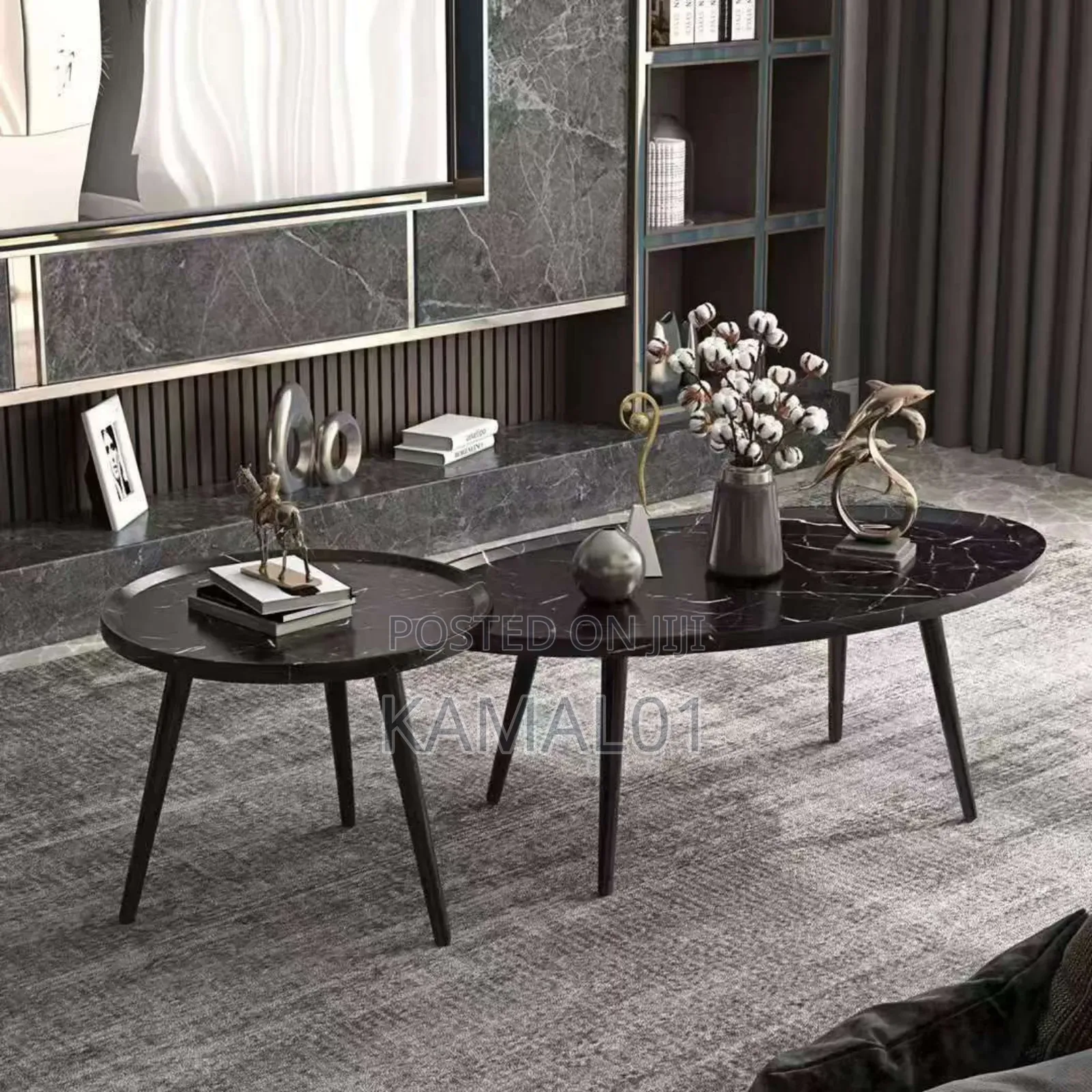 Coffee Table Nesting Side Round Set of 2
Oval Size 120cm
