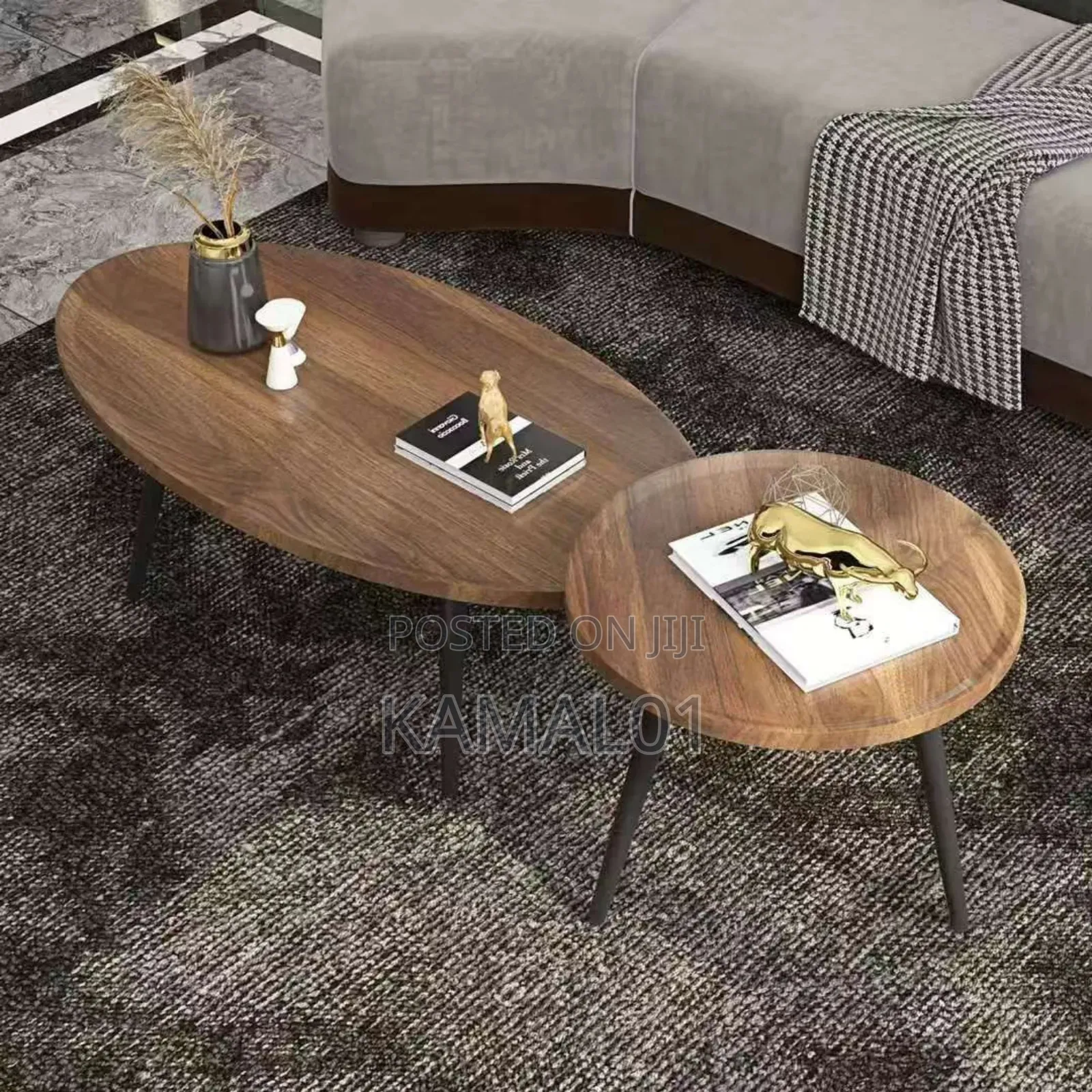 Coffee Table Nesting Side Round Set of 2
Oval Size 120cm