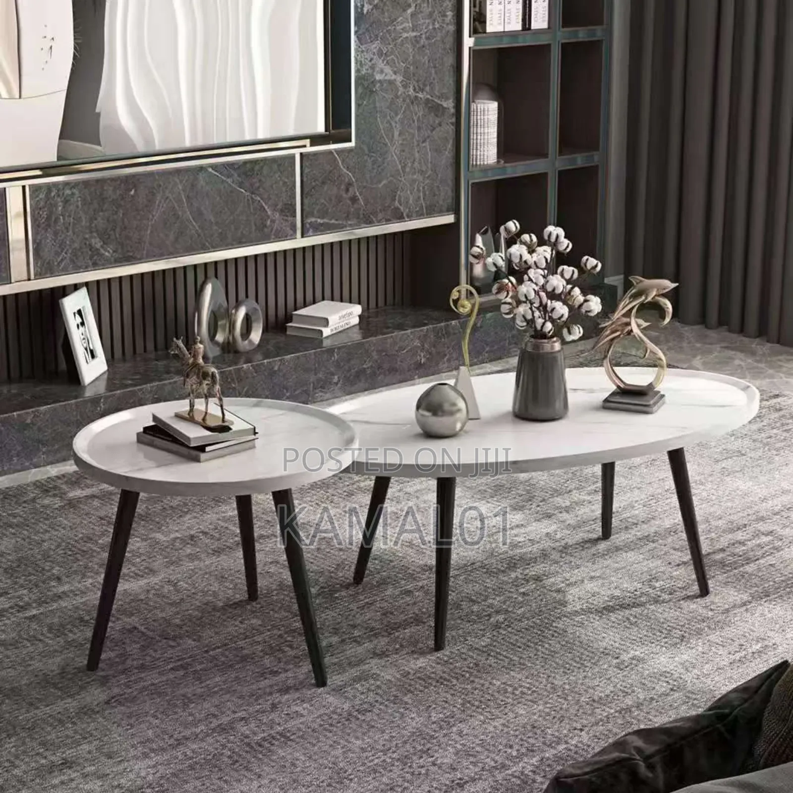 Coffee Table Nesting Side Round Set of 2
Oval Size 120cm