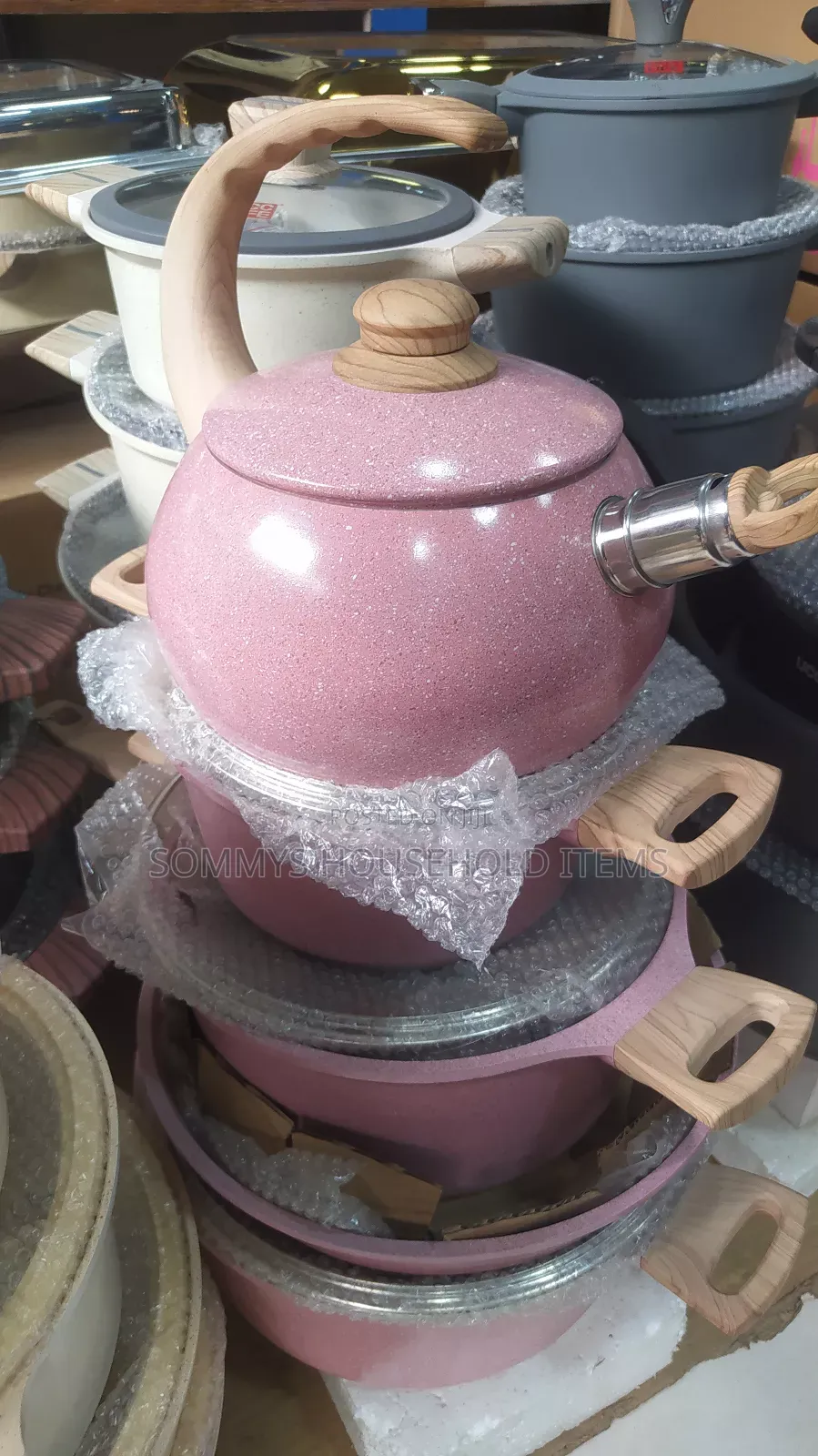 9pcs UCC Life Cookware Pot Set With Pan and Kettle