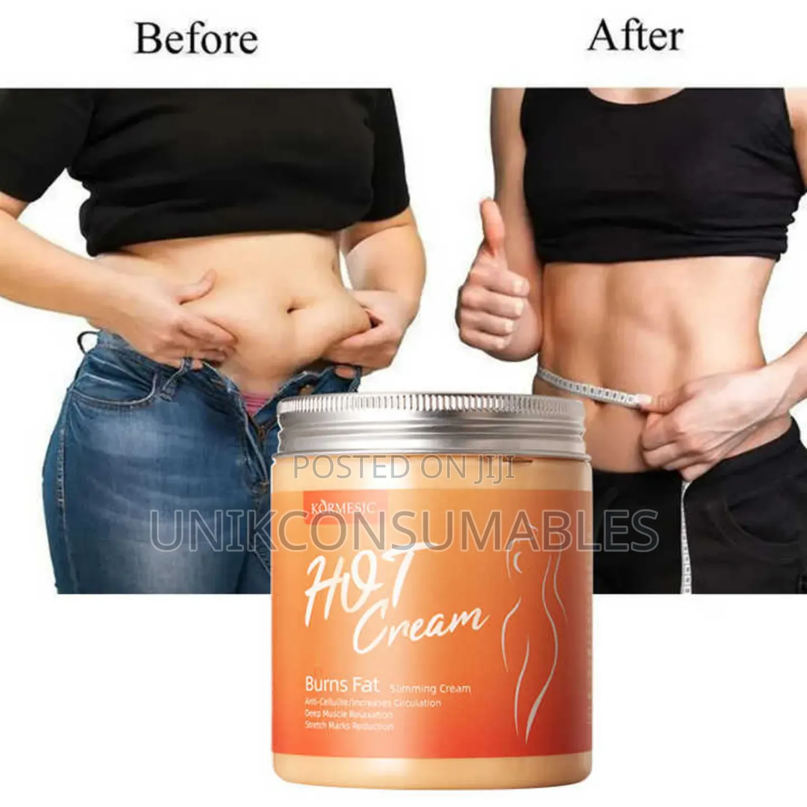 KORMESIC  Weight Loss Fat Burning Slimming Hot Cream 250g