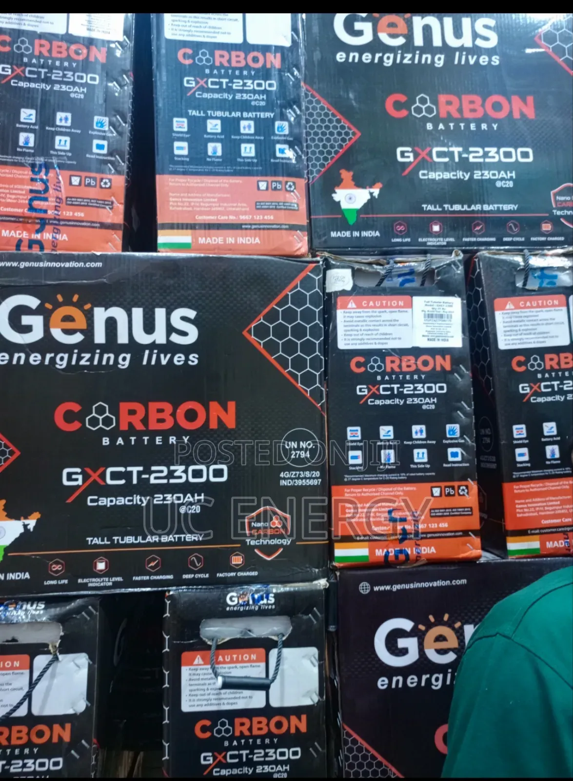 220A Genus Tubular Battery 12V