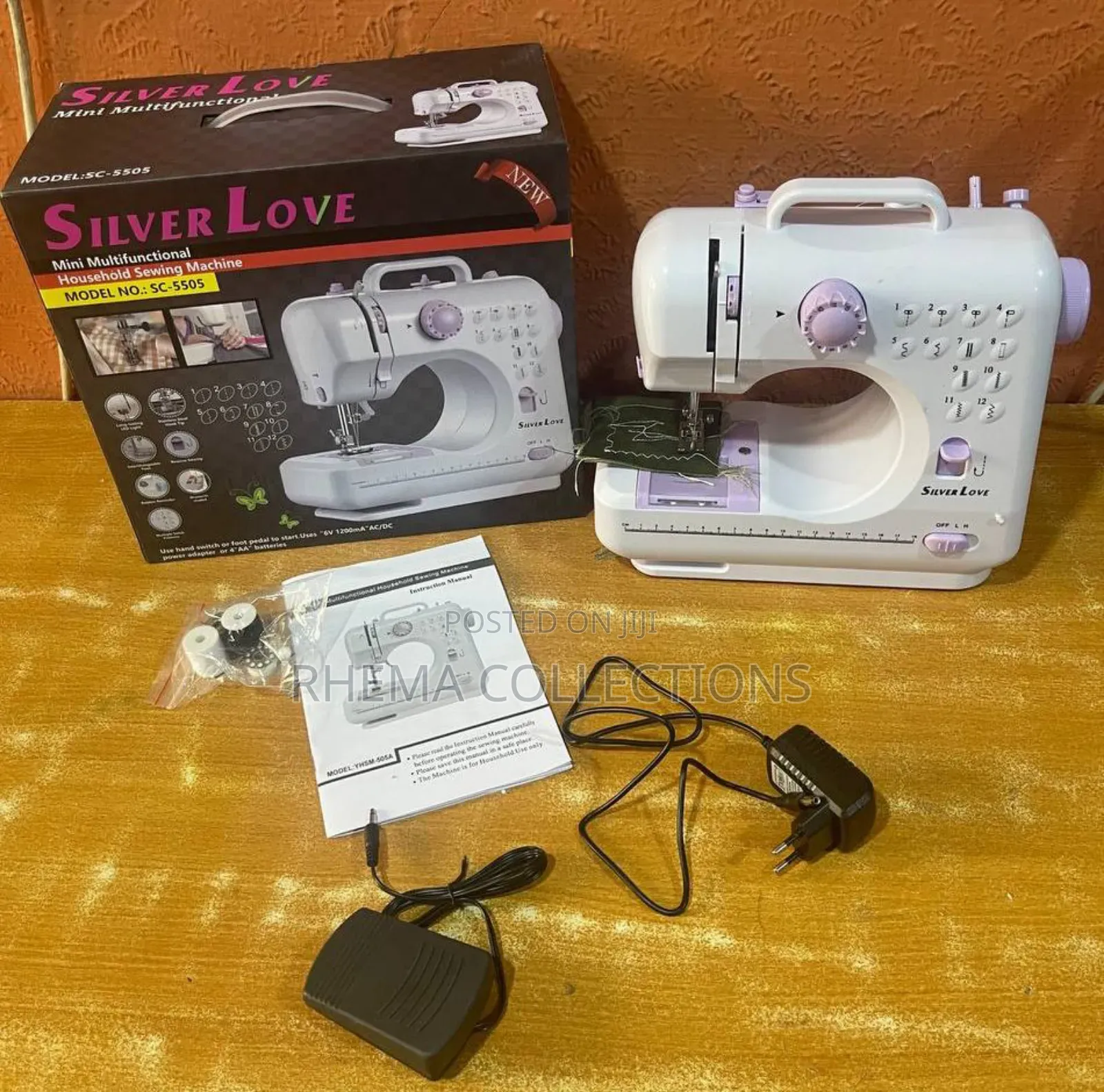 Multifunctional Battery-Operated Electric Sewing Machine