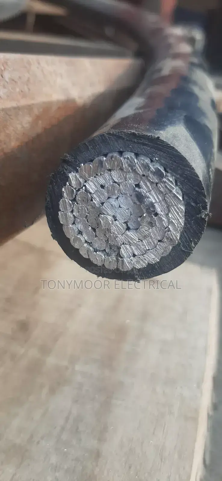 500mm 1core PVC PVC Aluminum Cable
