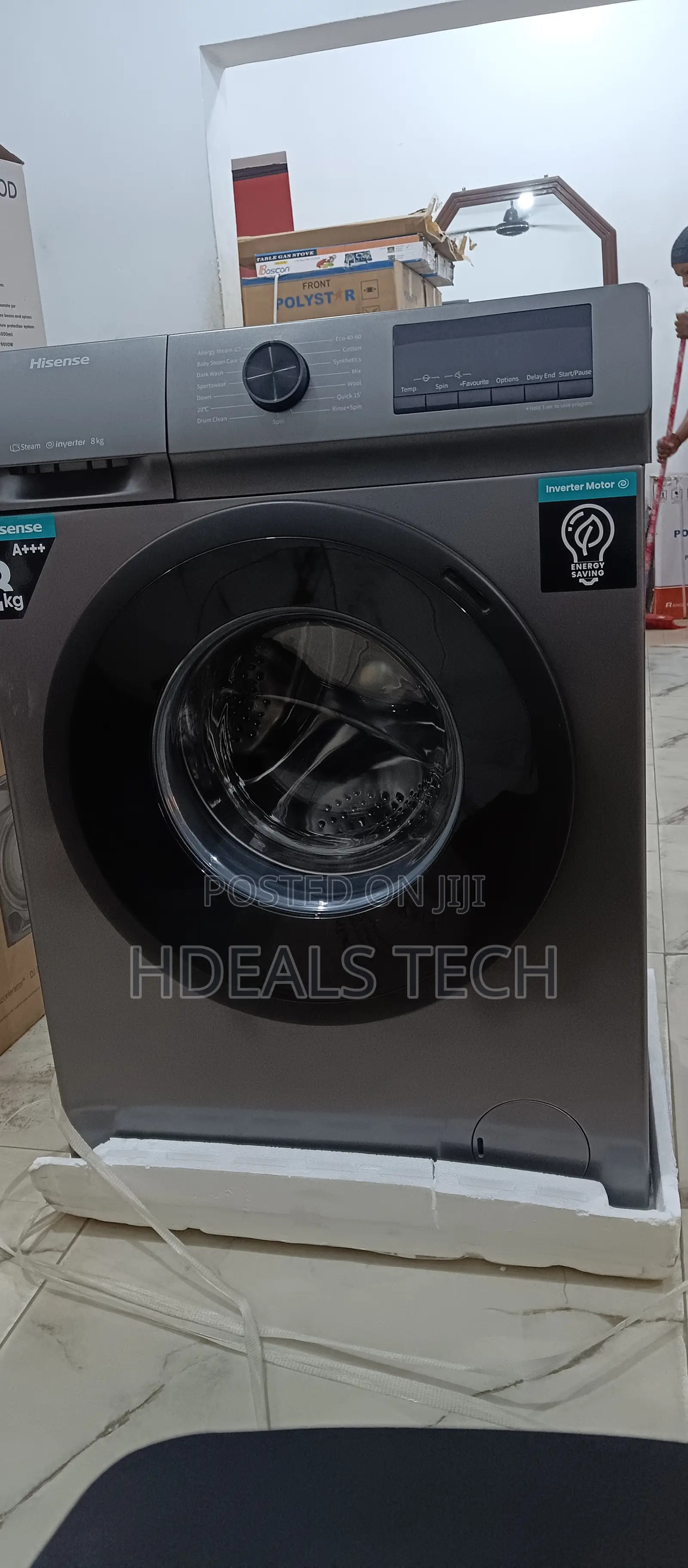 Smart Choice- Hisense 8kg Front Loader Washing Machine