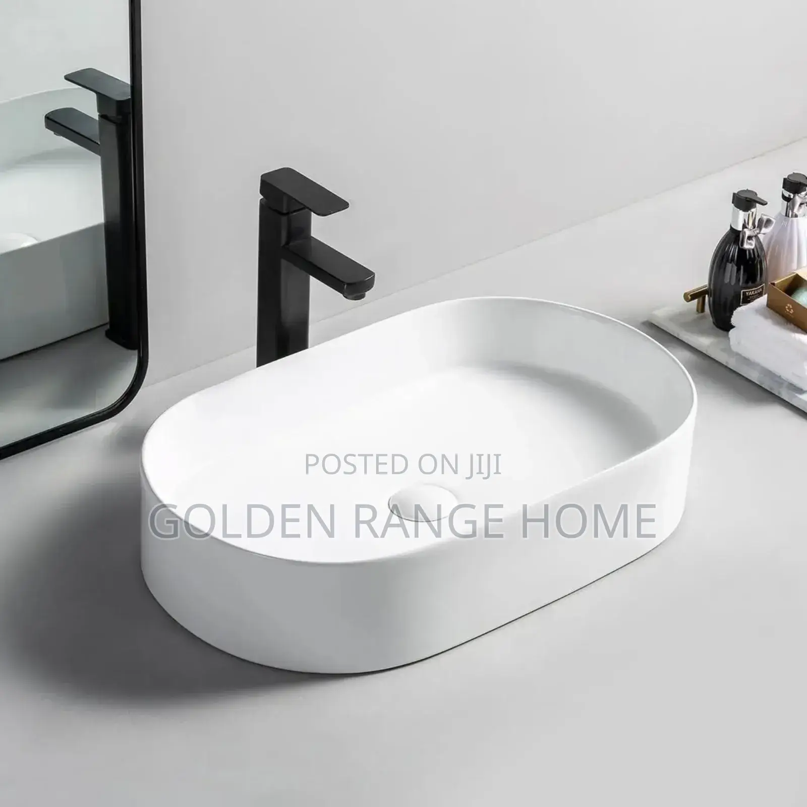 White Vanity Countertop Basin