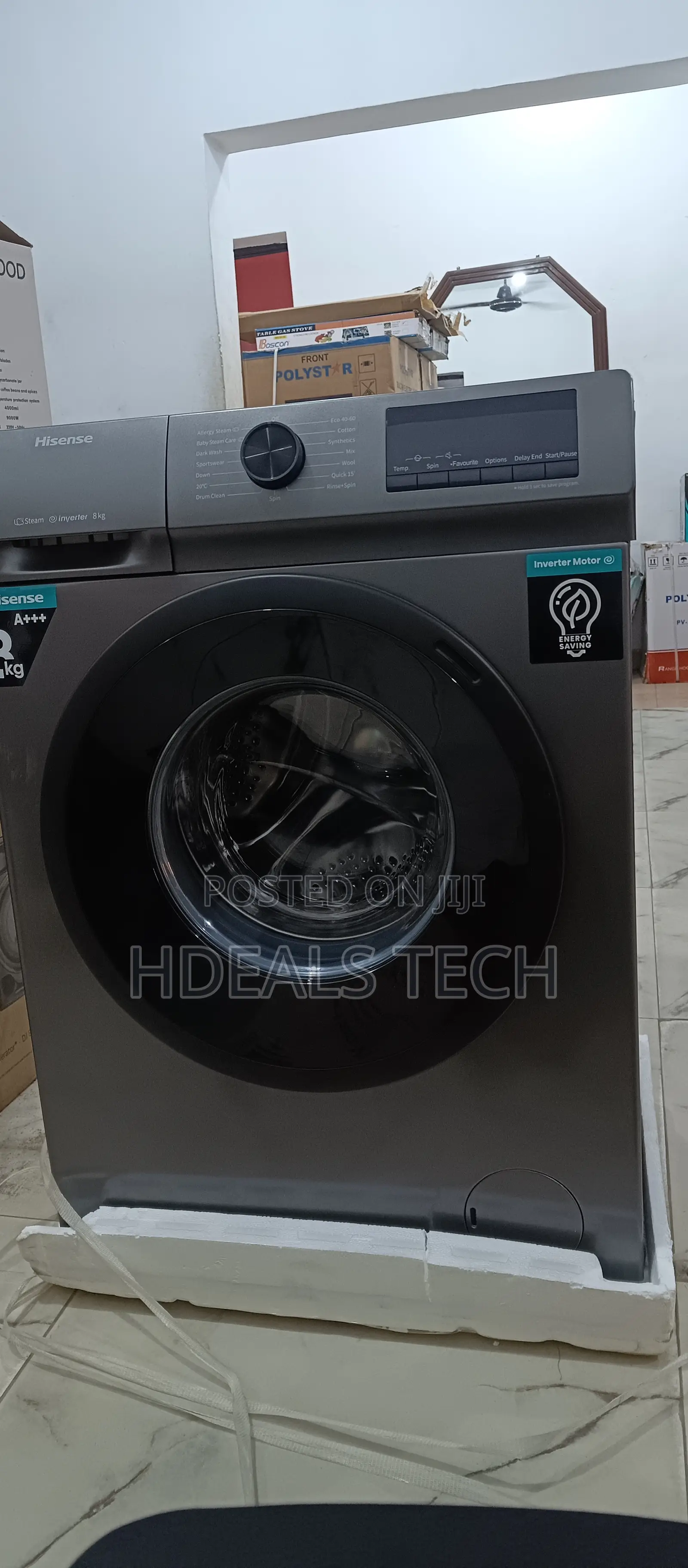 Highest Grade- Hisense 8kg Front Loader Washing Machine