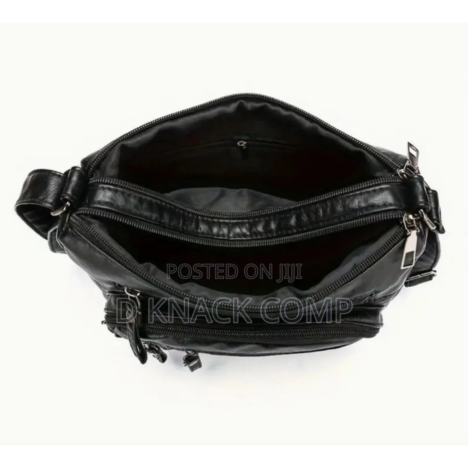 Multi Zipper Women's Handbag Bag, Soft Vegan Leather