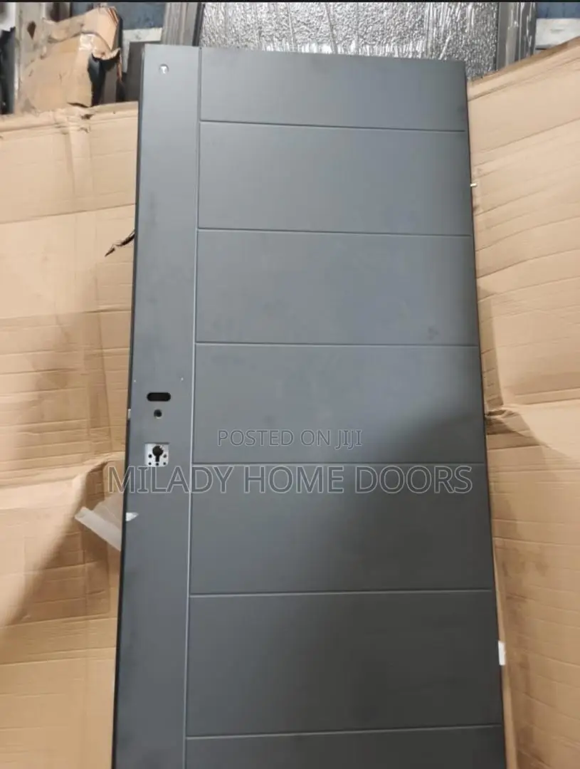 3ft Isreali Security Door Gray Color