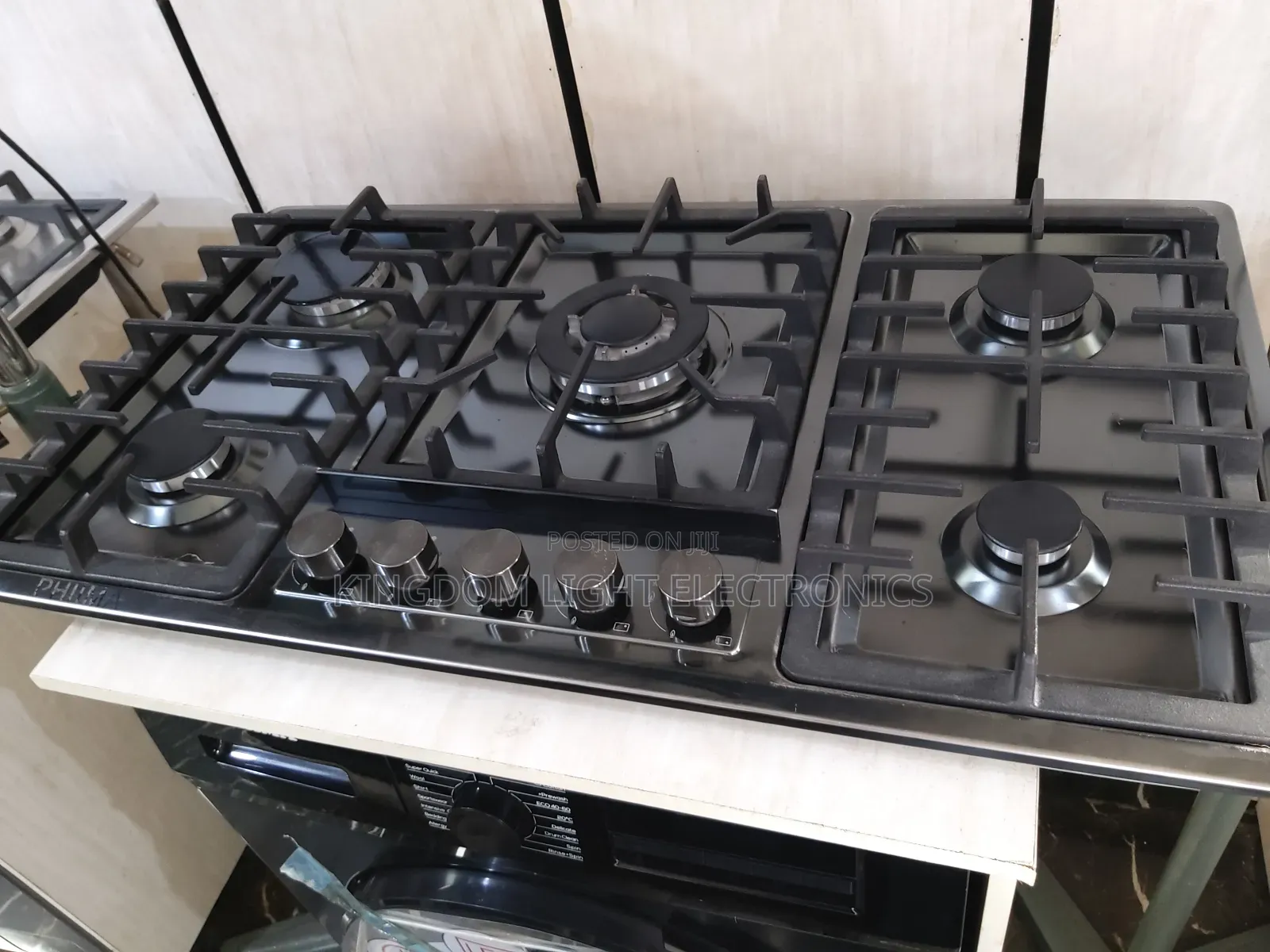 Phima 5 Burner Inbuilt Gas Cooker 60x90cm 100% Copper
