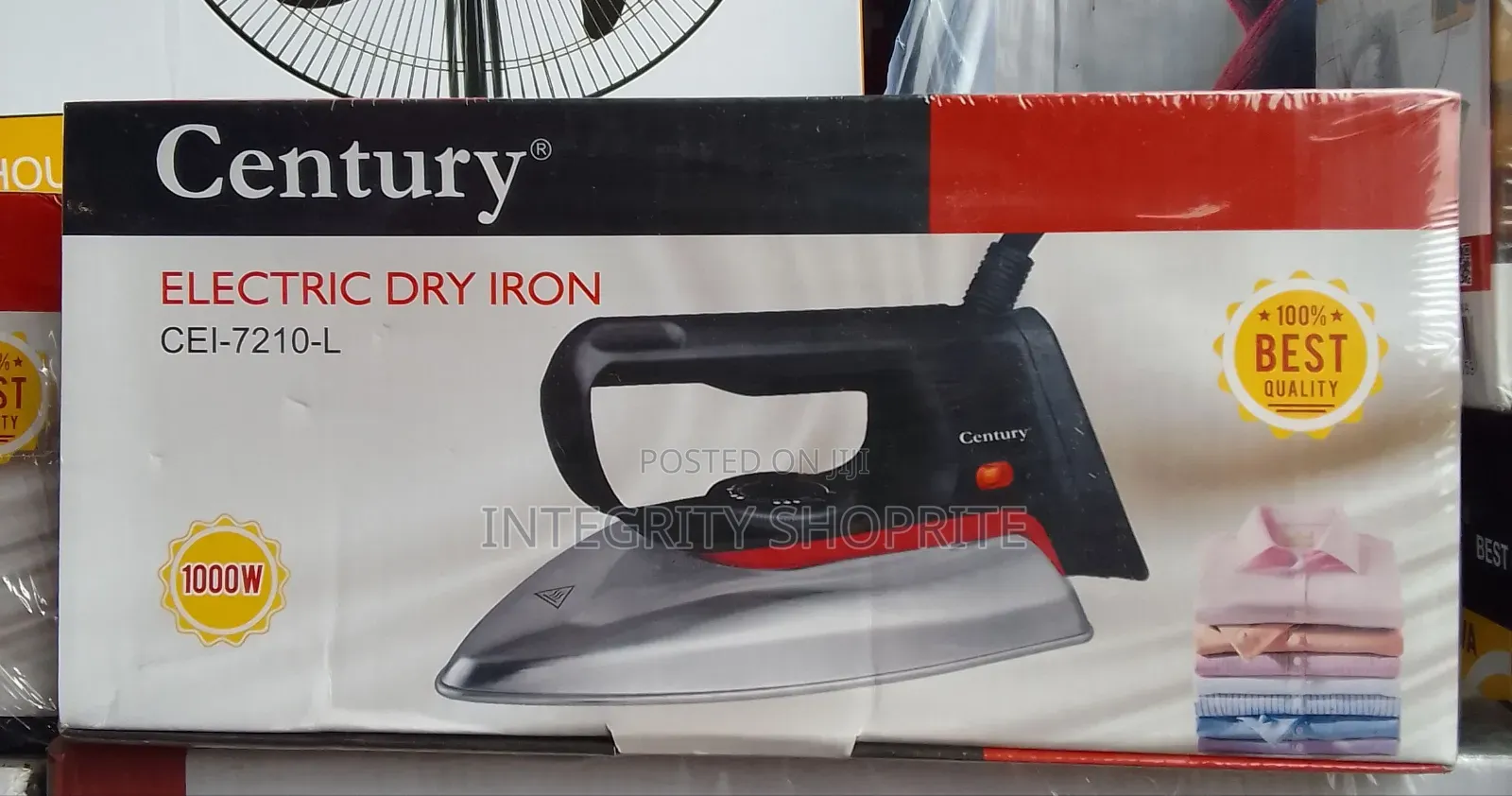 Century Electric Dry Iron Cei-7210-L 1000W