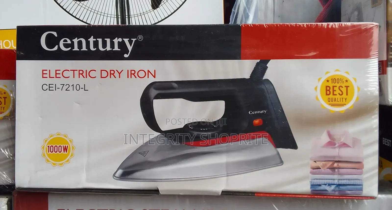 Century Electric Dry Iron Cei-7210-L 1000W