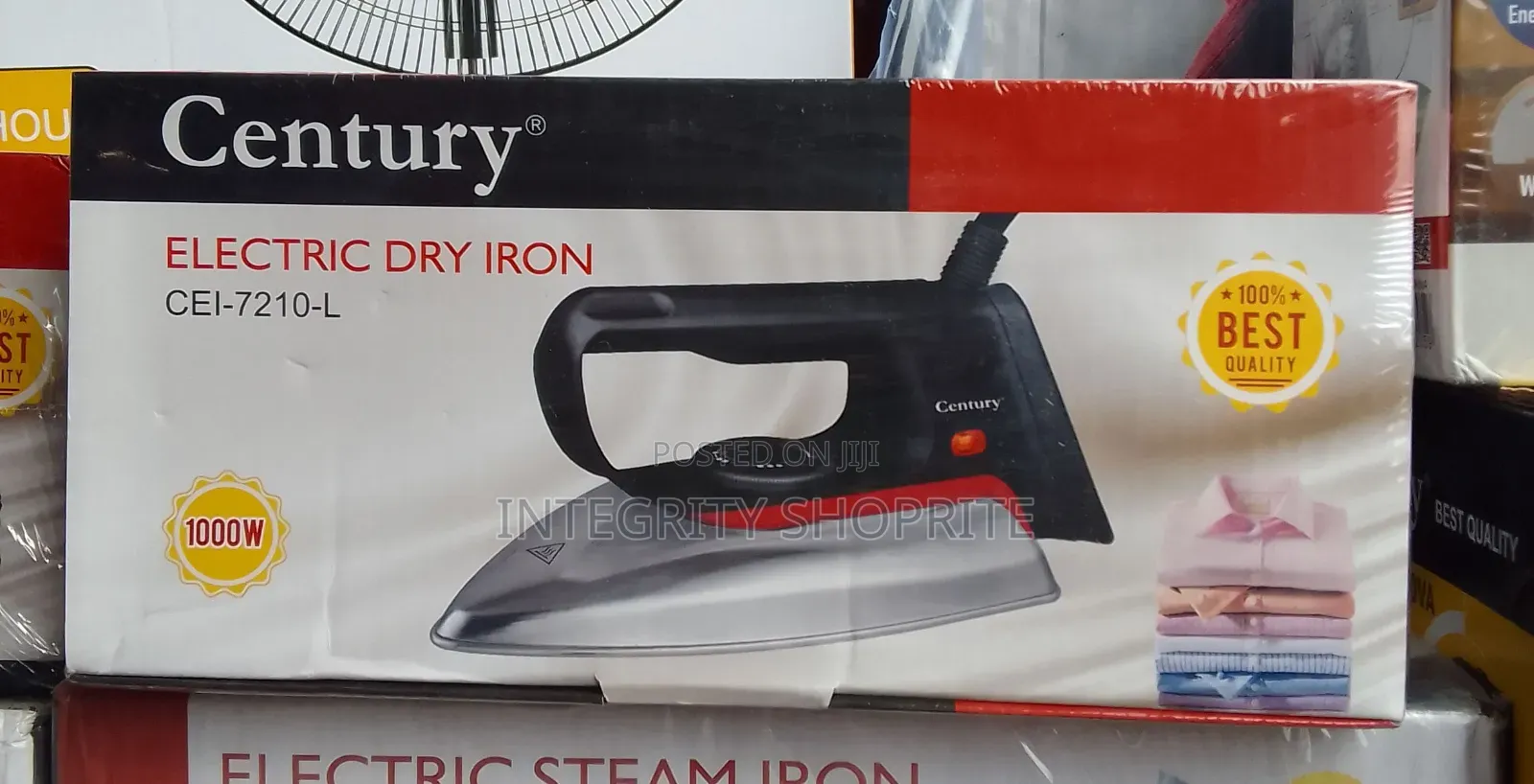 Century Electric Dry Iron Cei-7210-L 1000W