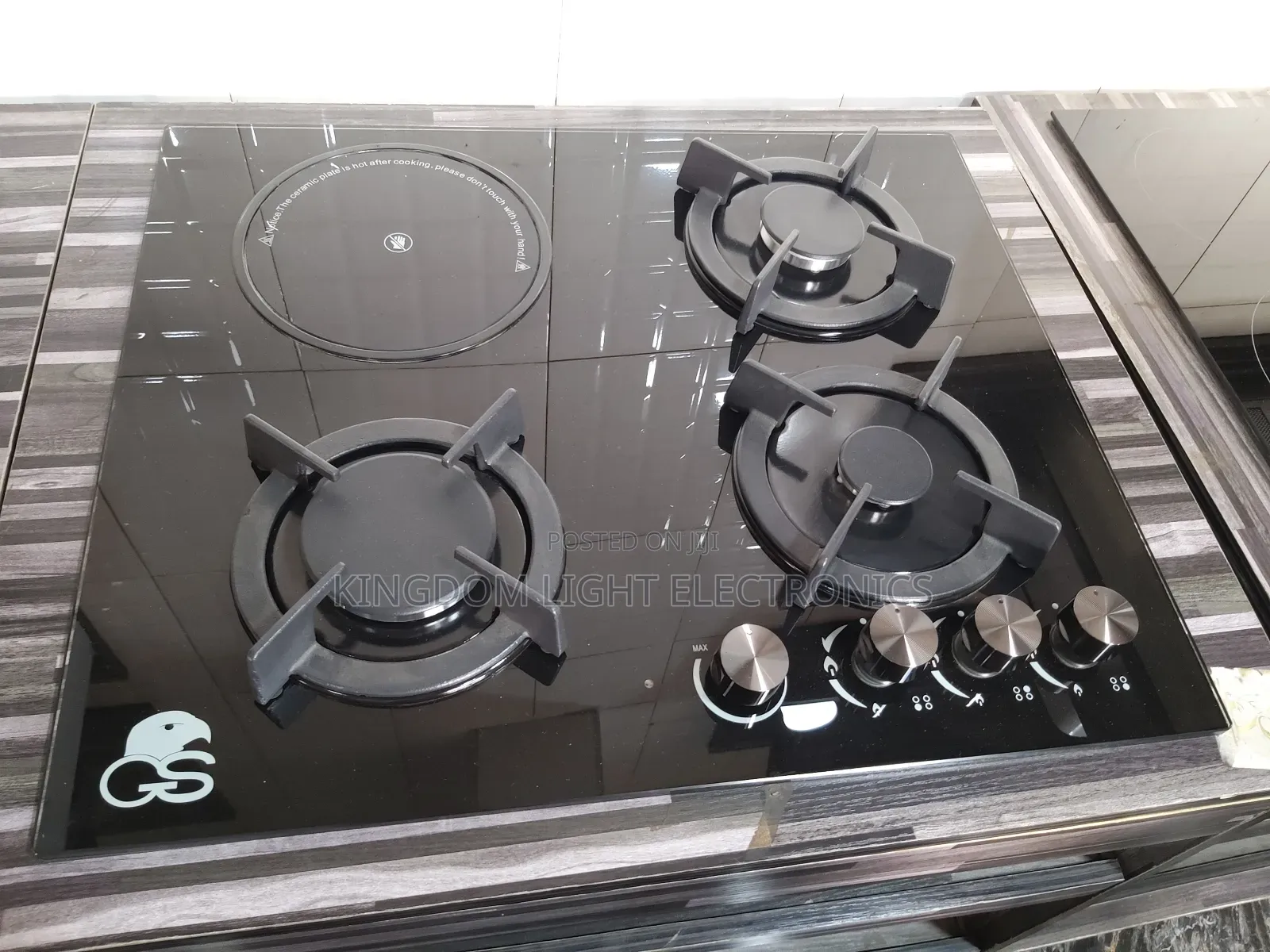 Original GS 3 Gas 1 Electric Inbuilt Gas Cooker 60x60cm