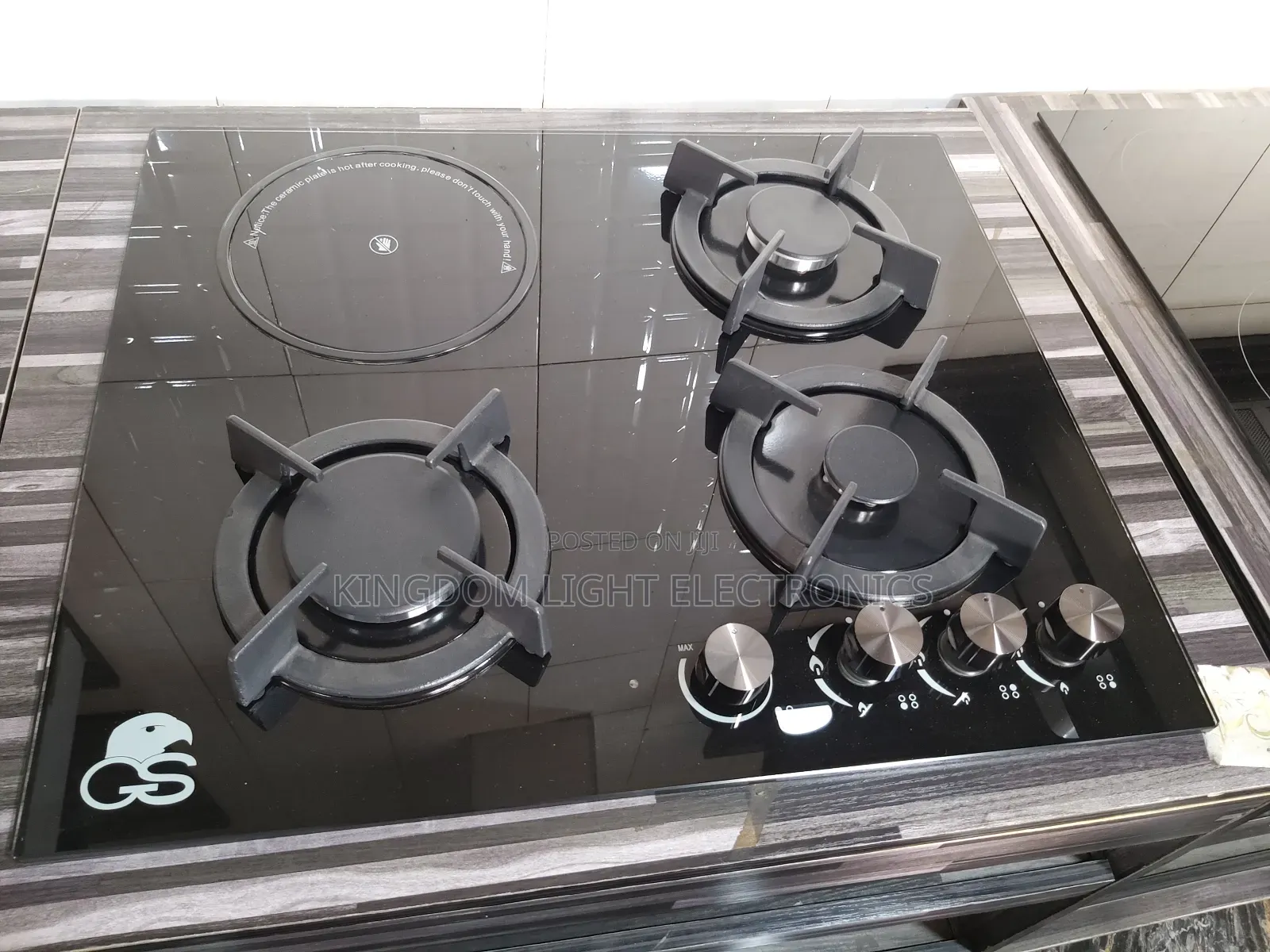 Original GS 3 Gas 1 Electric Inbuilt Gas Cooker 60x60cm