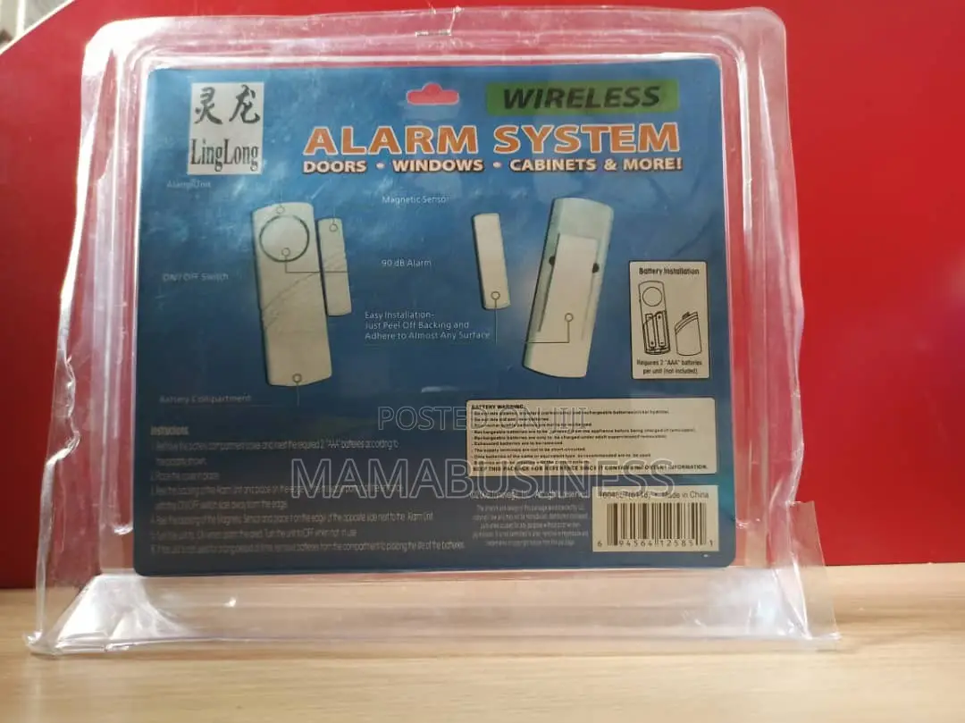 Linglong 4 In 1 Wireless Door And Window Alarm System