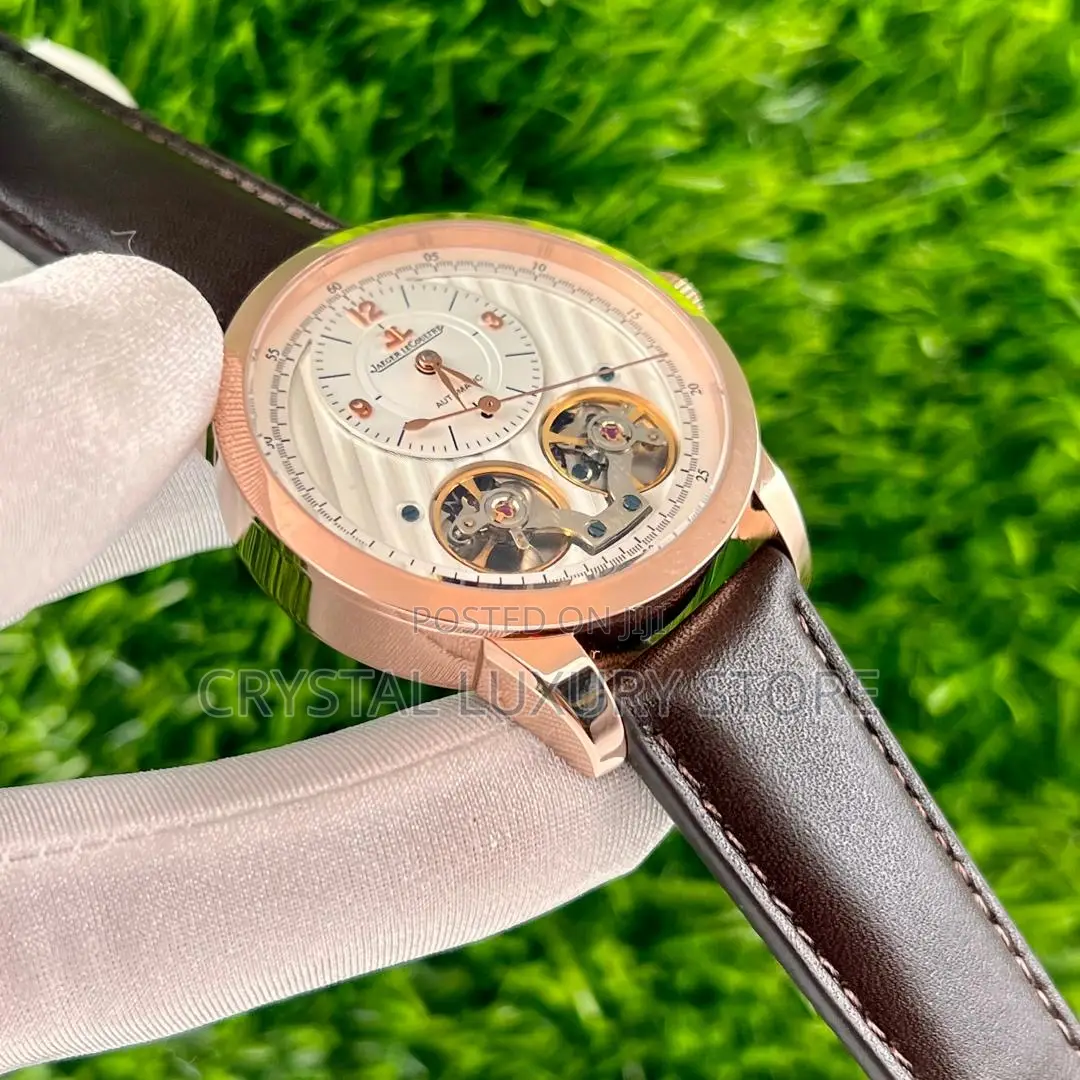 Jaeger Lecoultre Quality Luxury Genuine Leather Wristwatch