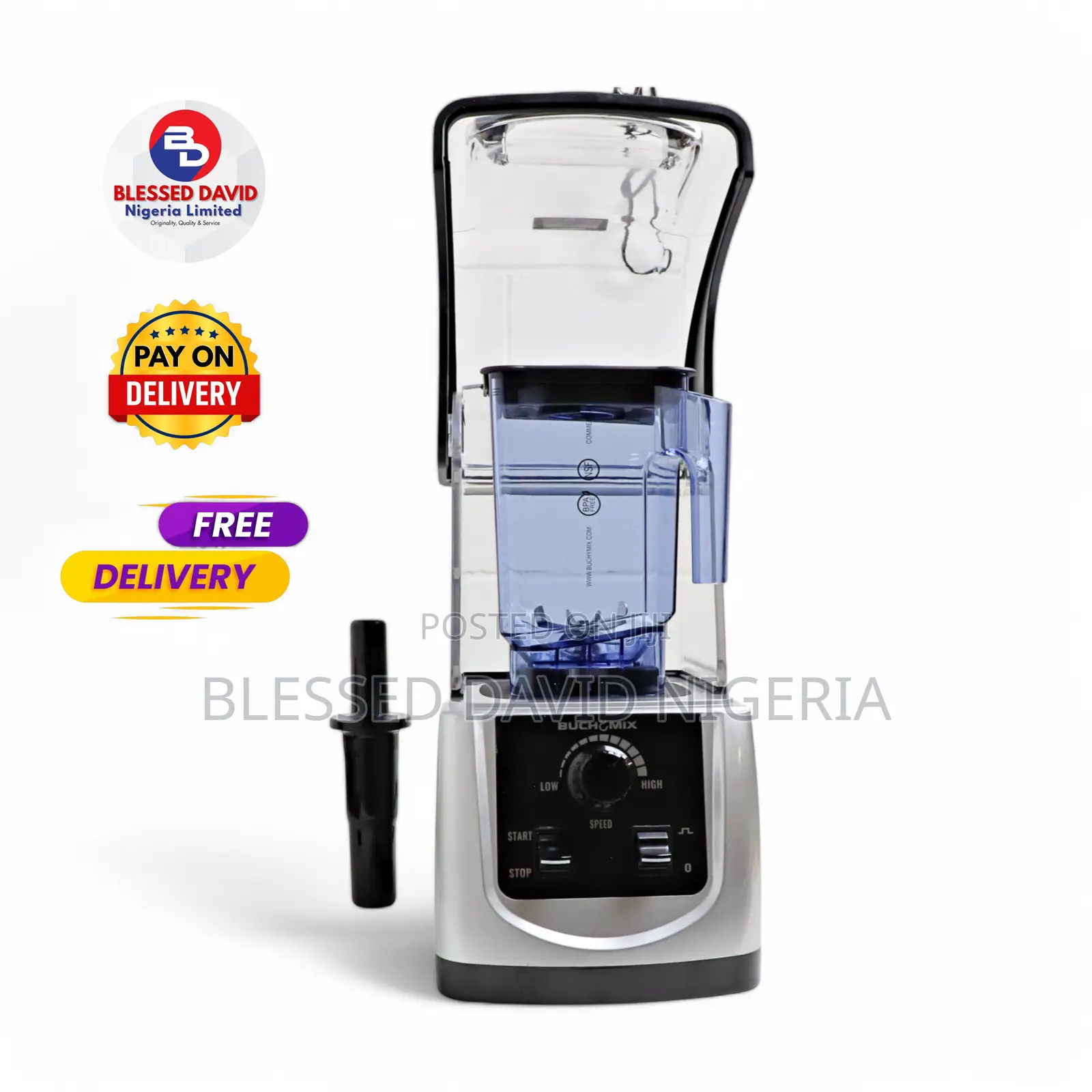 Buchymix Heavy Duty Soundproof Blender - Silver