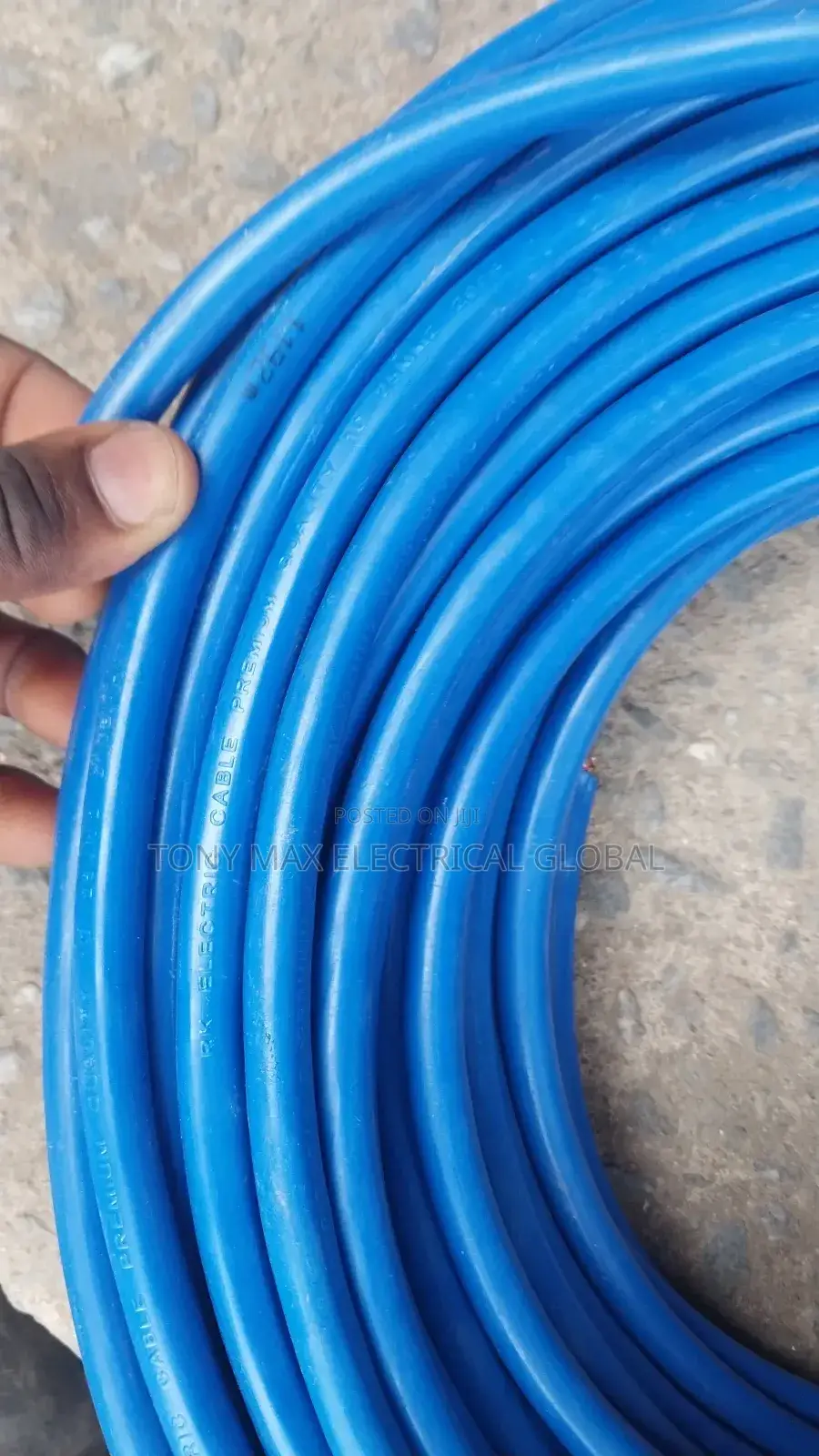 25mm Single Flexible Cable Full Gauge Blue