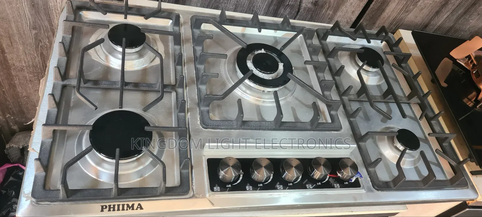 Original Phima 60x90cm 5 Burners Inbuilt Gas Cooker 100% Cop