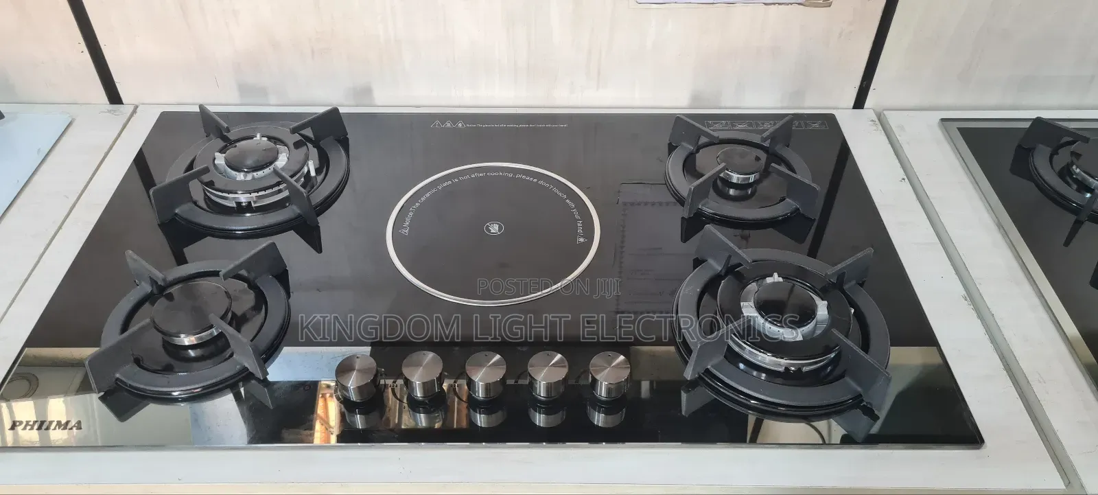 Original Phima 4 Gas 1 Electric Inbuilt Gas Cooker.