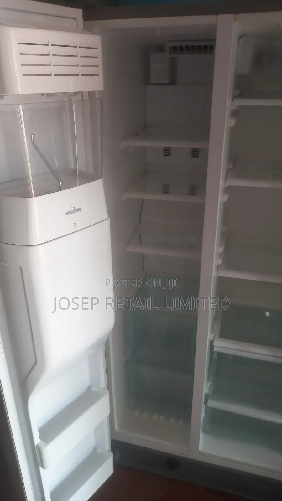 Side to Side Fridge and Freezer From UK by Hotpoint