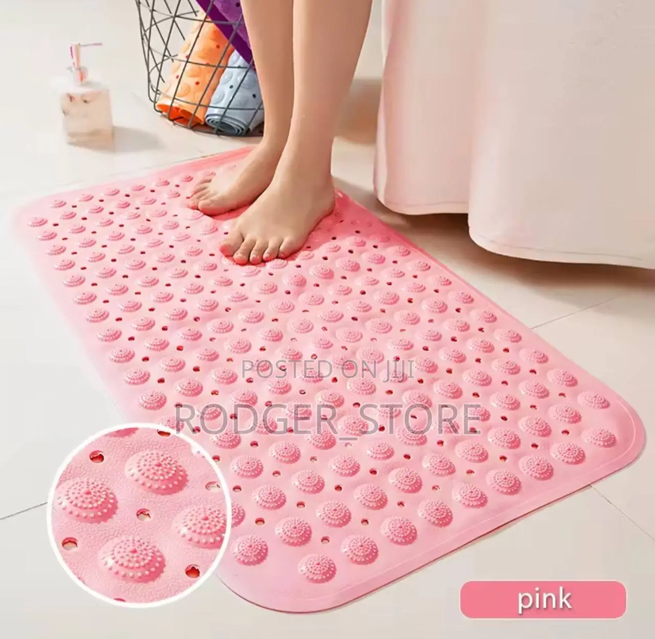 Super Absorbent Shower Bath Mat Bathroom Rug Anti-Slip