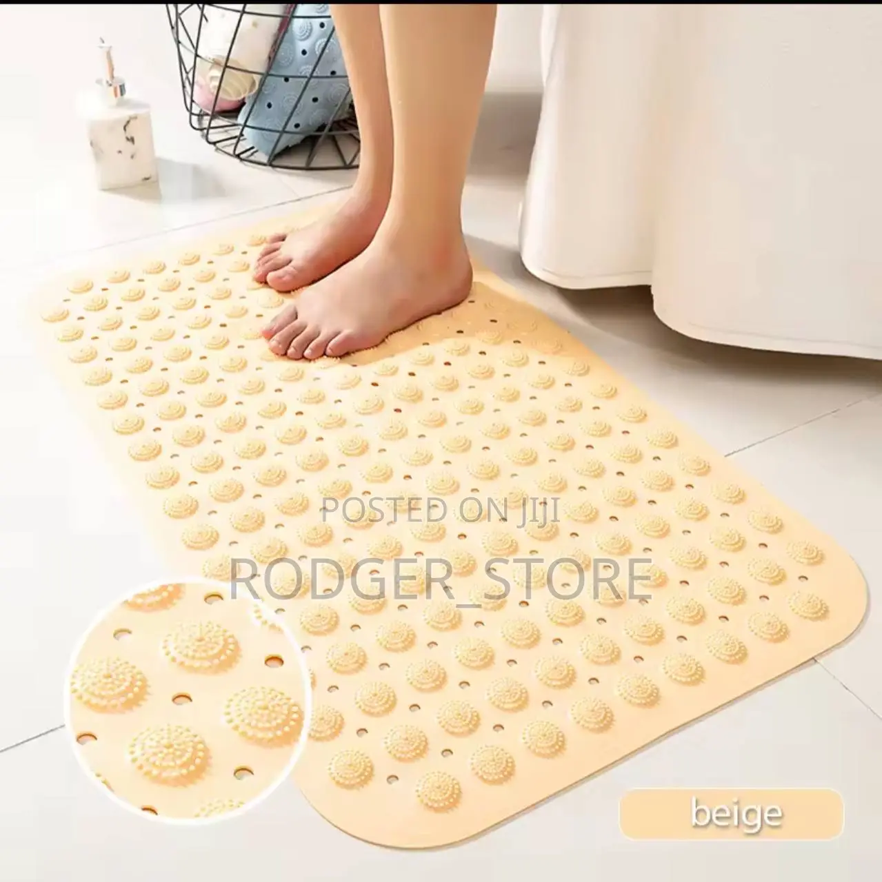 Super Absorbent Shower Bath Mat Bathroom Rug Anti-Slip