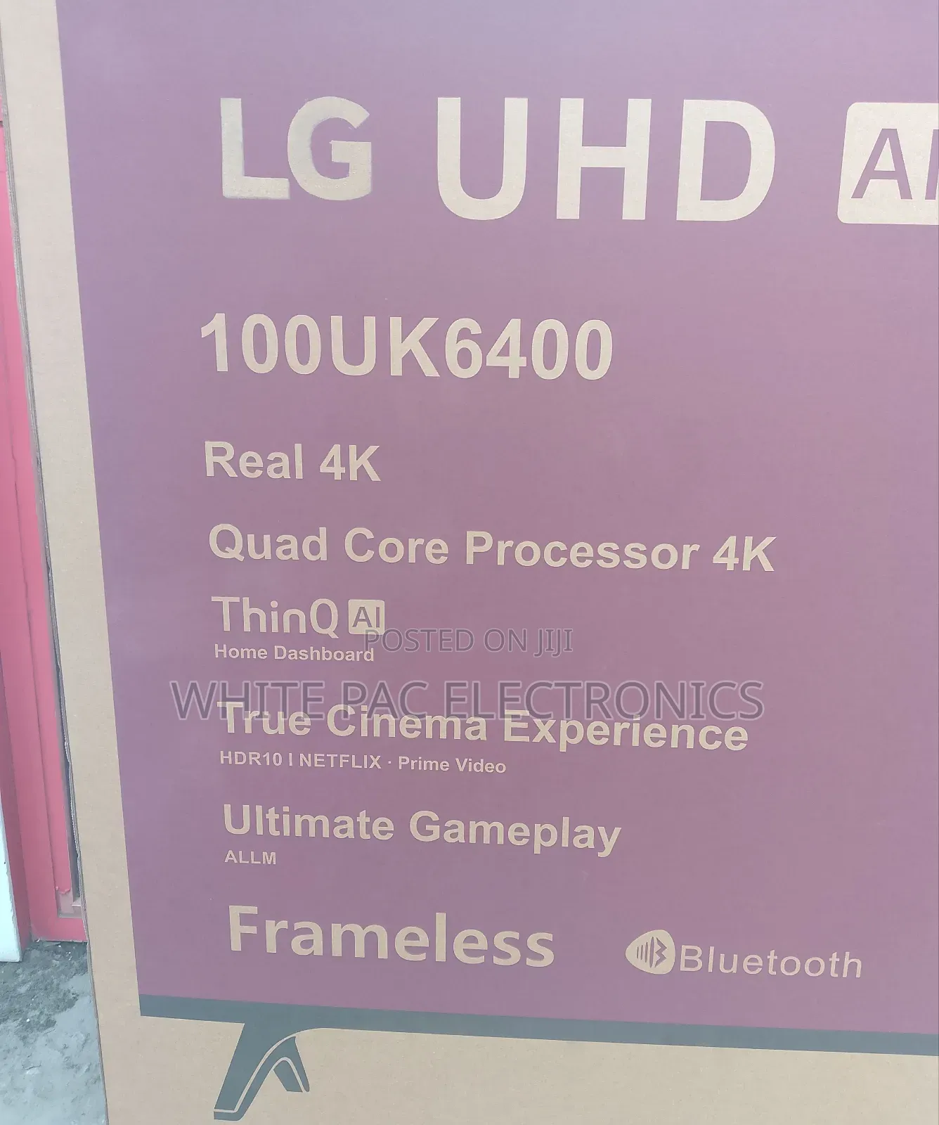 2025 New Lg 100"Inch 4k Uhd Webos Smart Tv Bluetooth >Netflix>Youtube