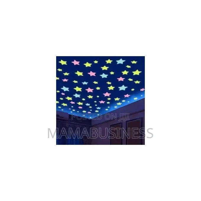 Home Decor Glow in the Dark Wall Stickers - 100pc
