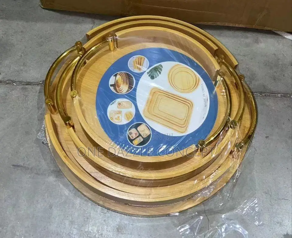 3pcs Wooden Trays