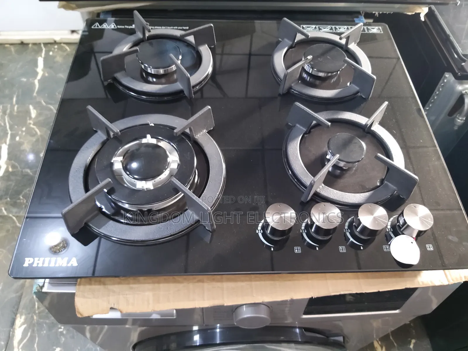 Original Phima Inbuilt 4 Burners Gas Cooker 100% Copper