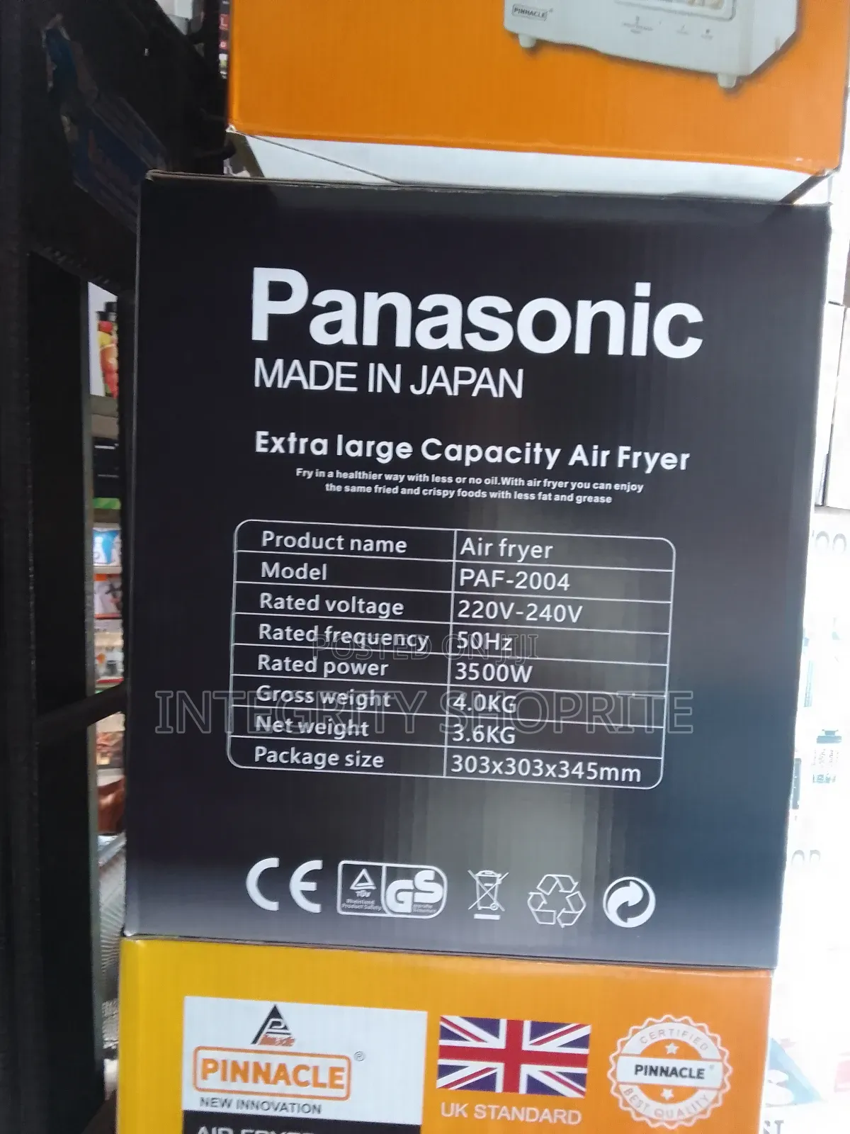 Panasonic Extra Larg Capacity 3500watts 6.5L