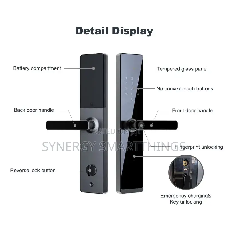 Tuya Smart Lock For Security Doors