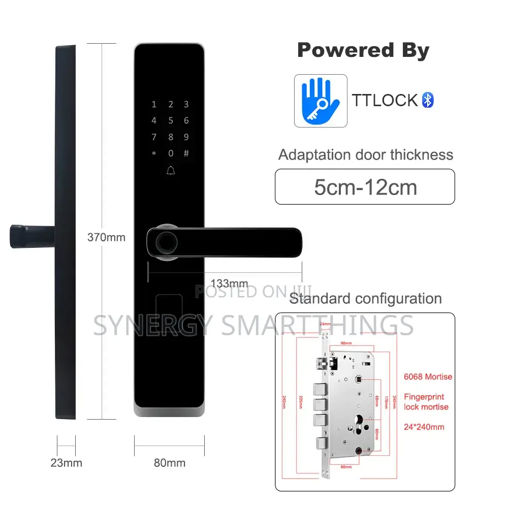 Tuya Smart Lock For Security Doors