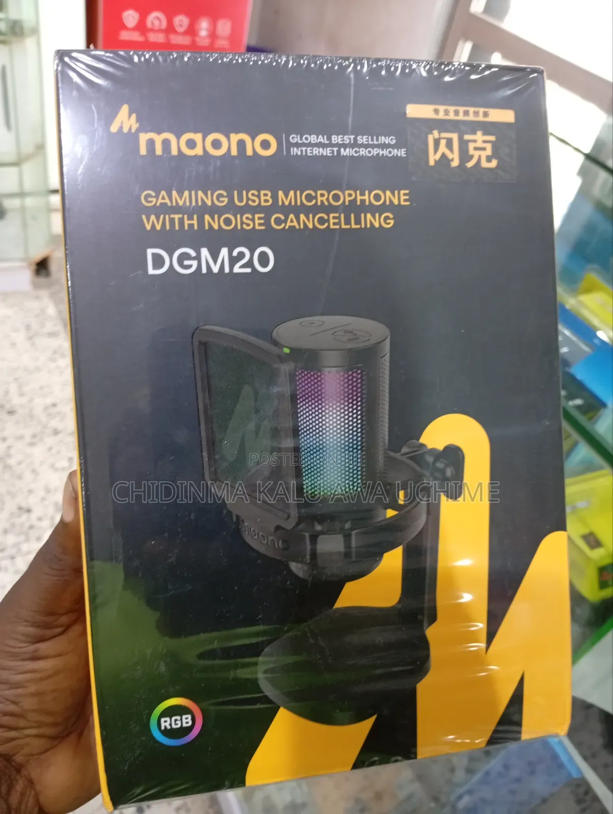 DGM20USB Gaming RGB Microphone