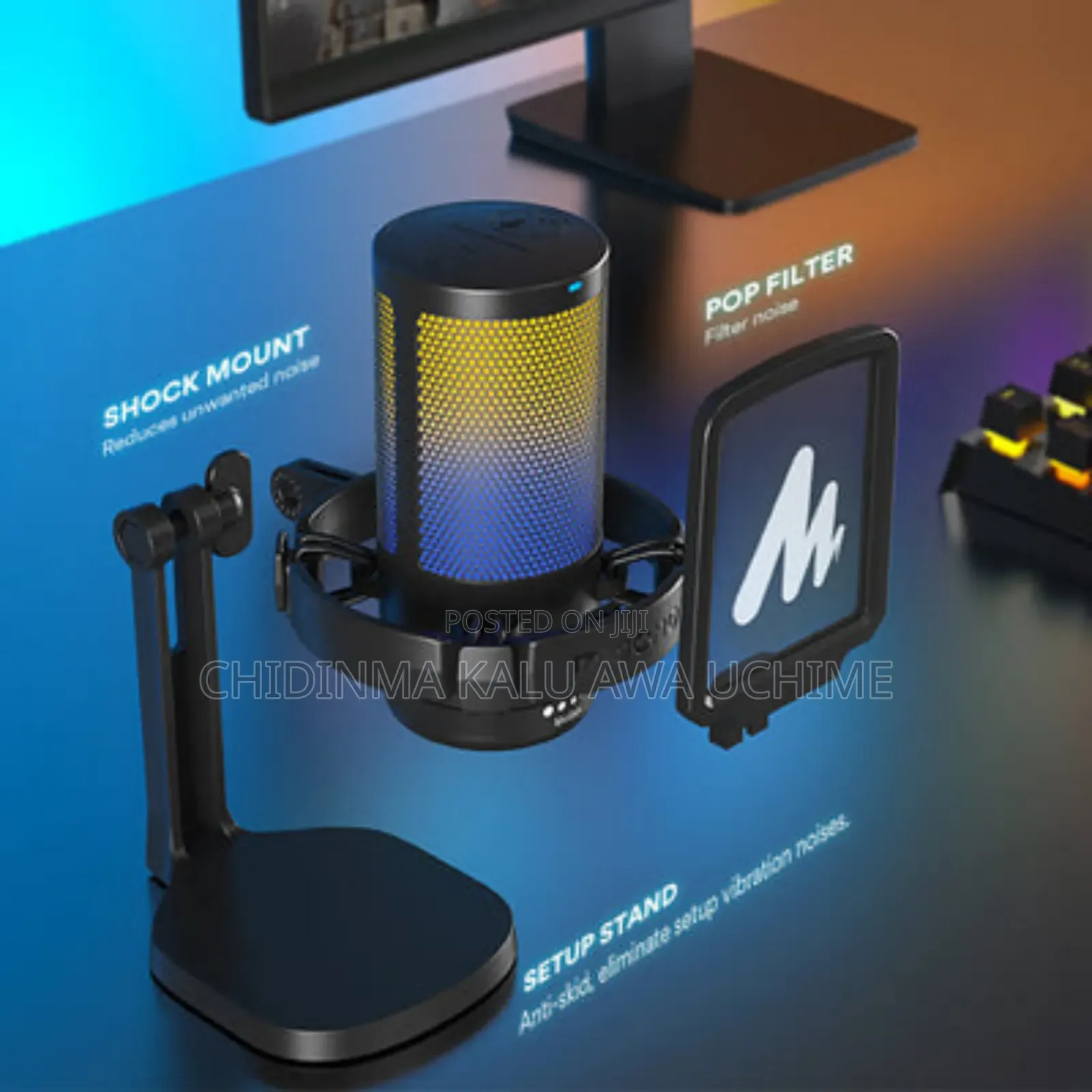 DGM20USB Gaming RGB Microphone