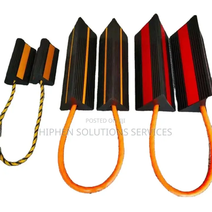 Pair Rubber Aircraft Chock