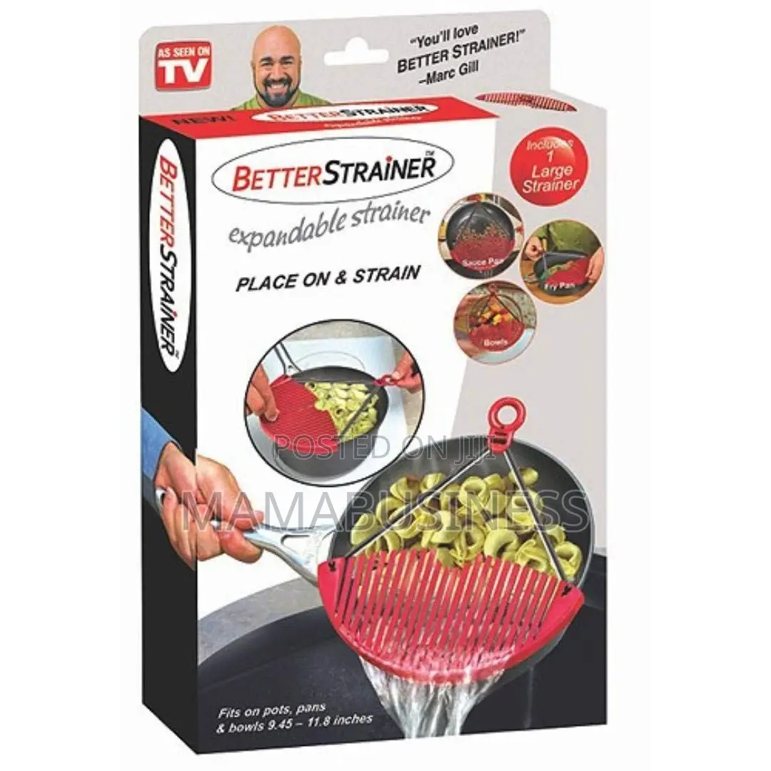 Better Strainer - Expandable Colander for Pot/ Pan/ Bowl
