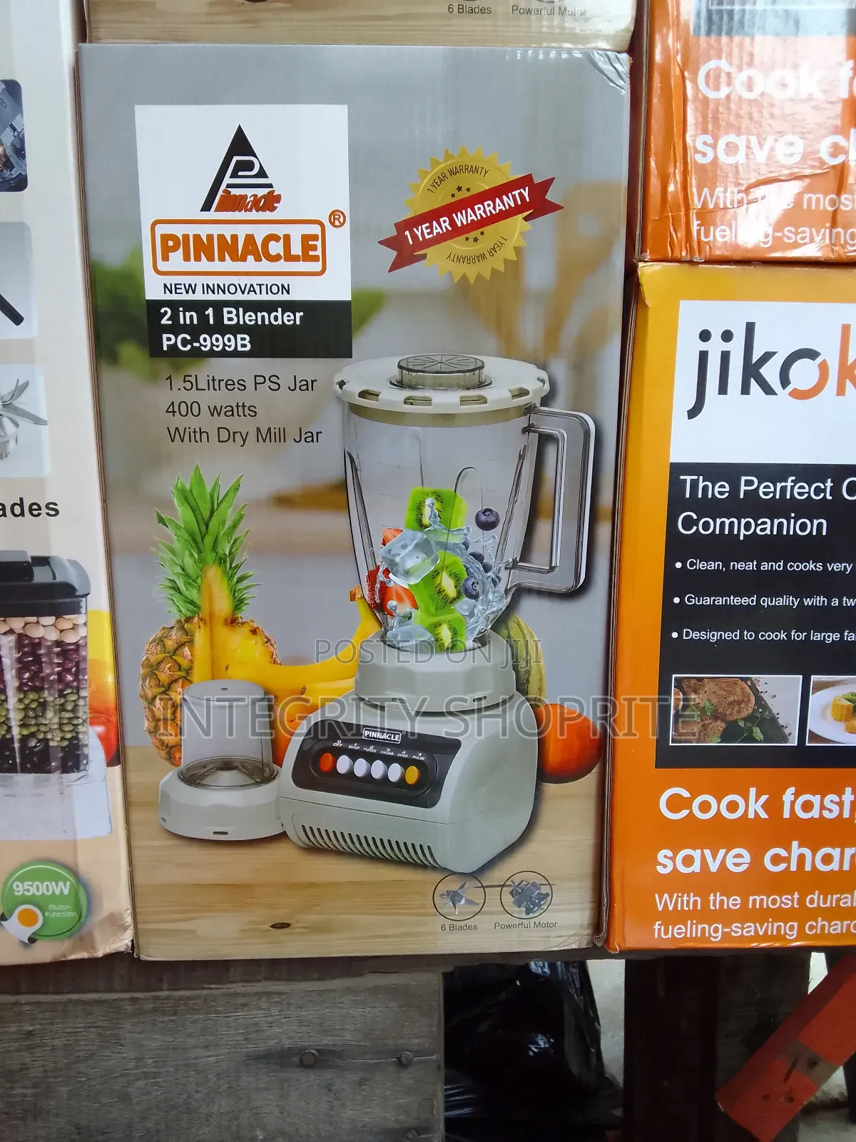 PINNACLE 2 in 1 Blender1.5litres 400 Watts