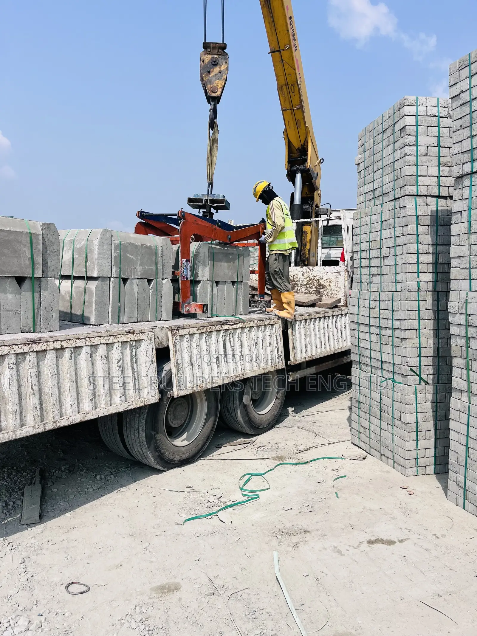 Mechanic Clamp for Paving Stone