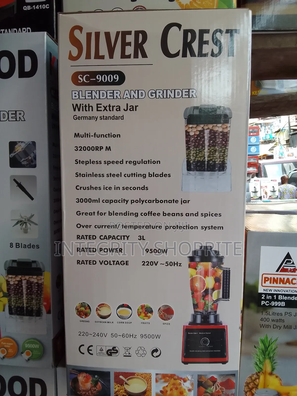 Silver Crest Blender Grinder