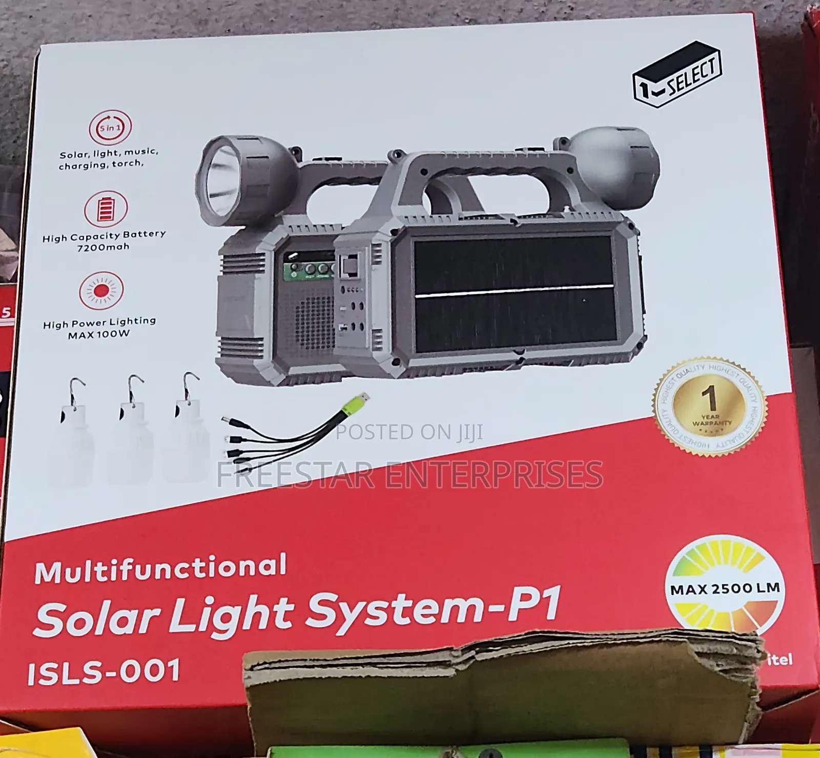 Itel Solar Light, FM Radio MP3 Player. Itel P2 Solar Light