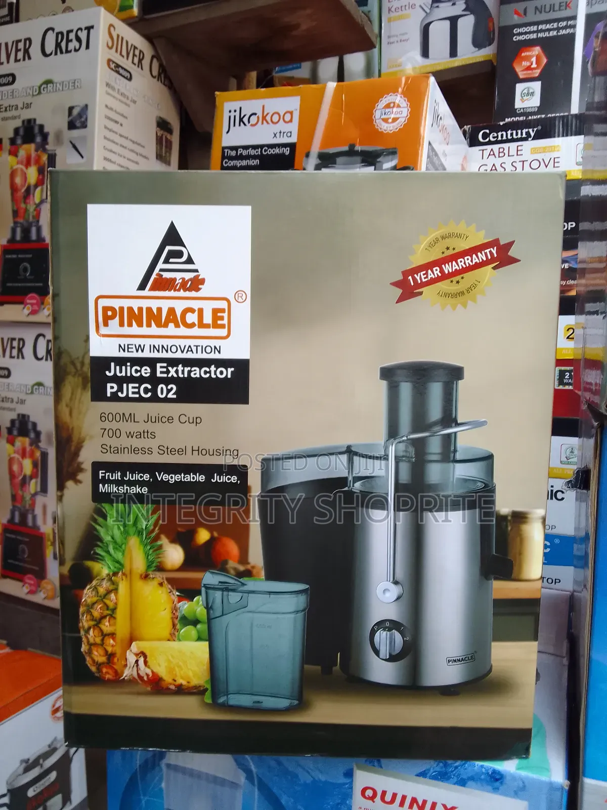 PINNACLE Juice Extractor PJEC 02 600ML Juice Cup 700 Watts