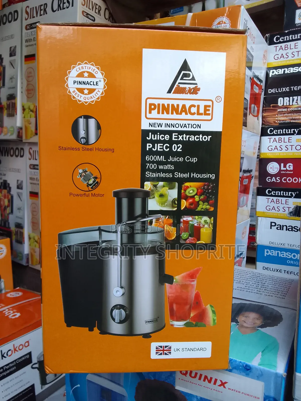 PINNACLE Juice Extractor PJEC 02 600ML Juice Cup 700 Watts