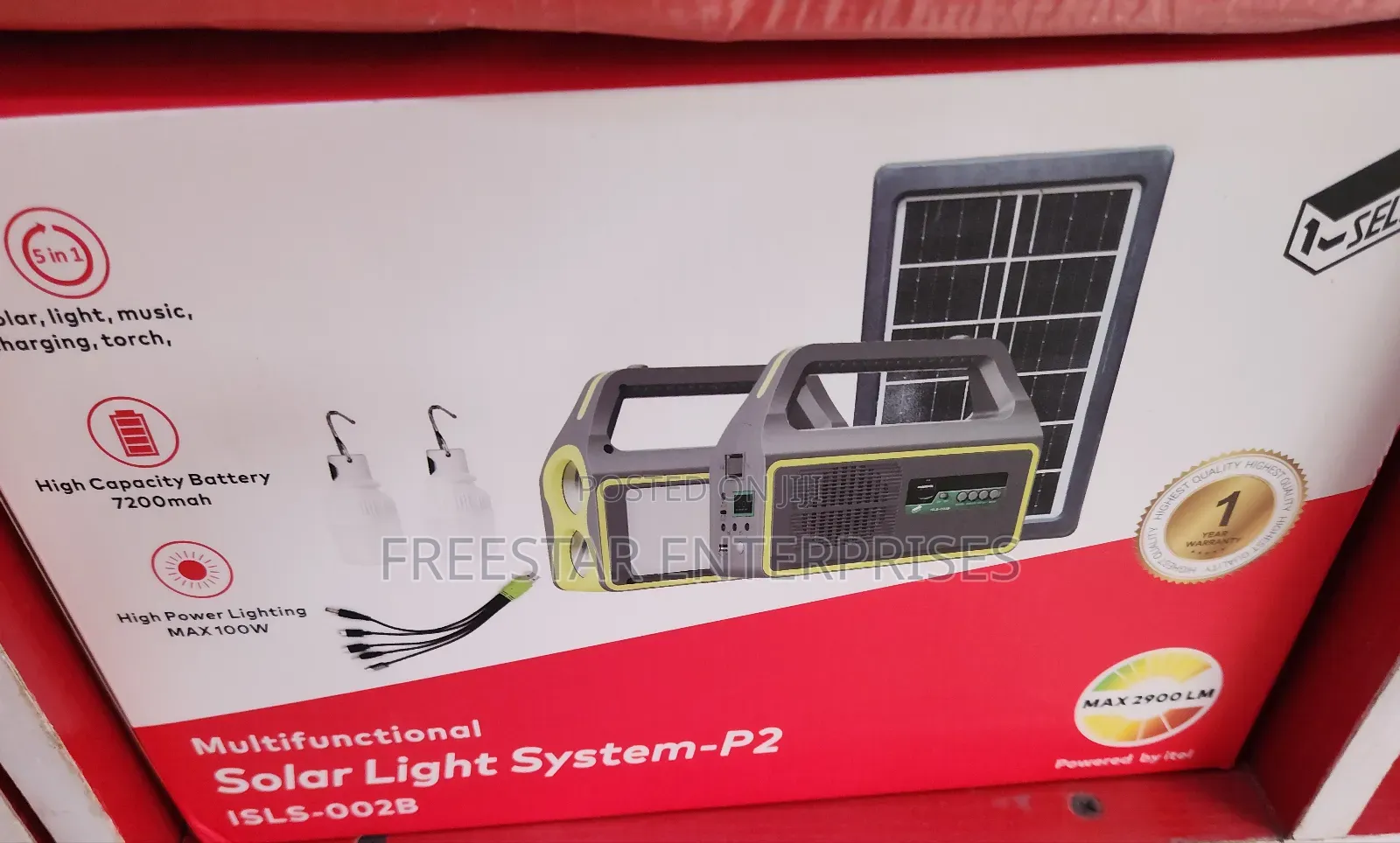 Itel P2 Solar Light, FM Radio MP3 Player. Itel P1 Solar.